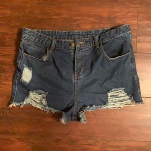 Jean shorts